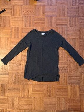 Anthropologie Velvet by Graham & Spencer Ribbed Tunic Sweater Top Small